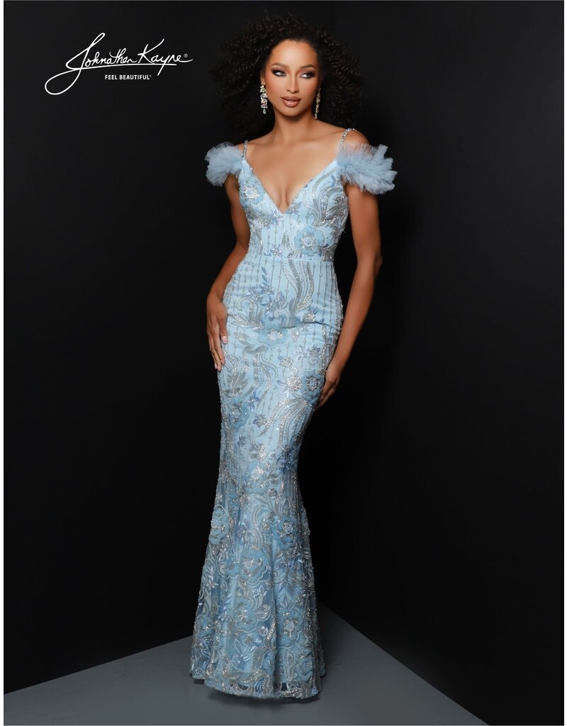 Fitted sequin accent detachable overskirt 2828
