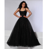 Tank strap lace beaded bodice tulle ballgown 24753