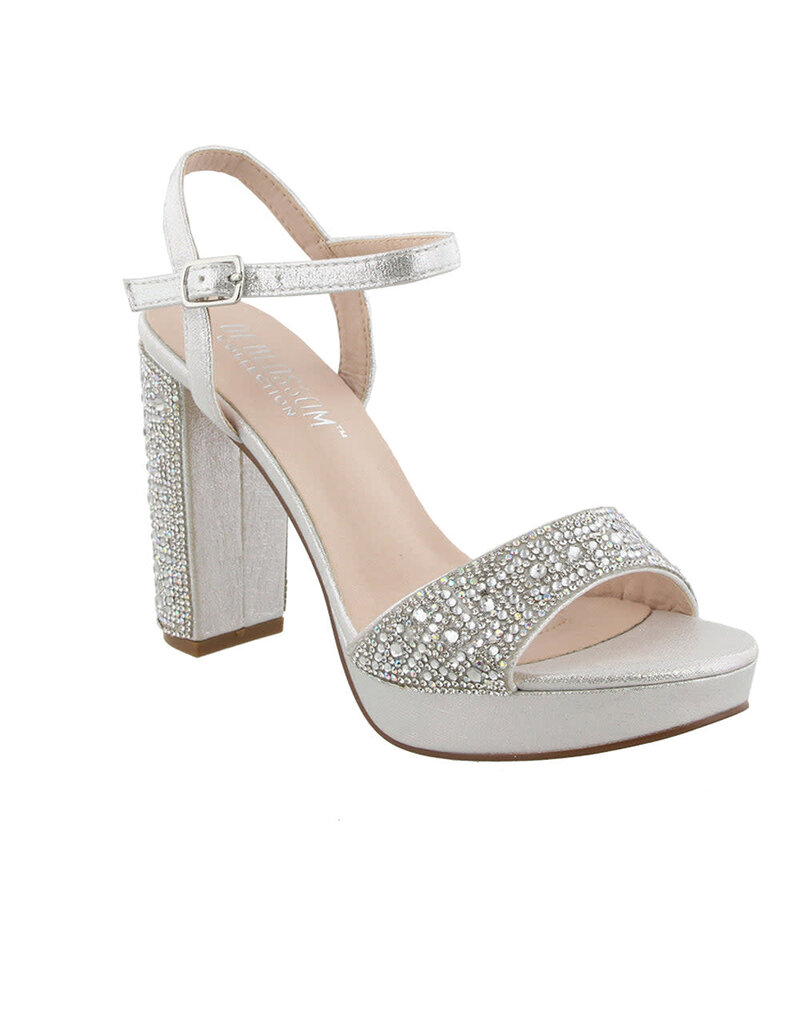 4.5" Platform Rhinestone heel/toe strap PEACE-10