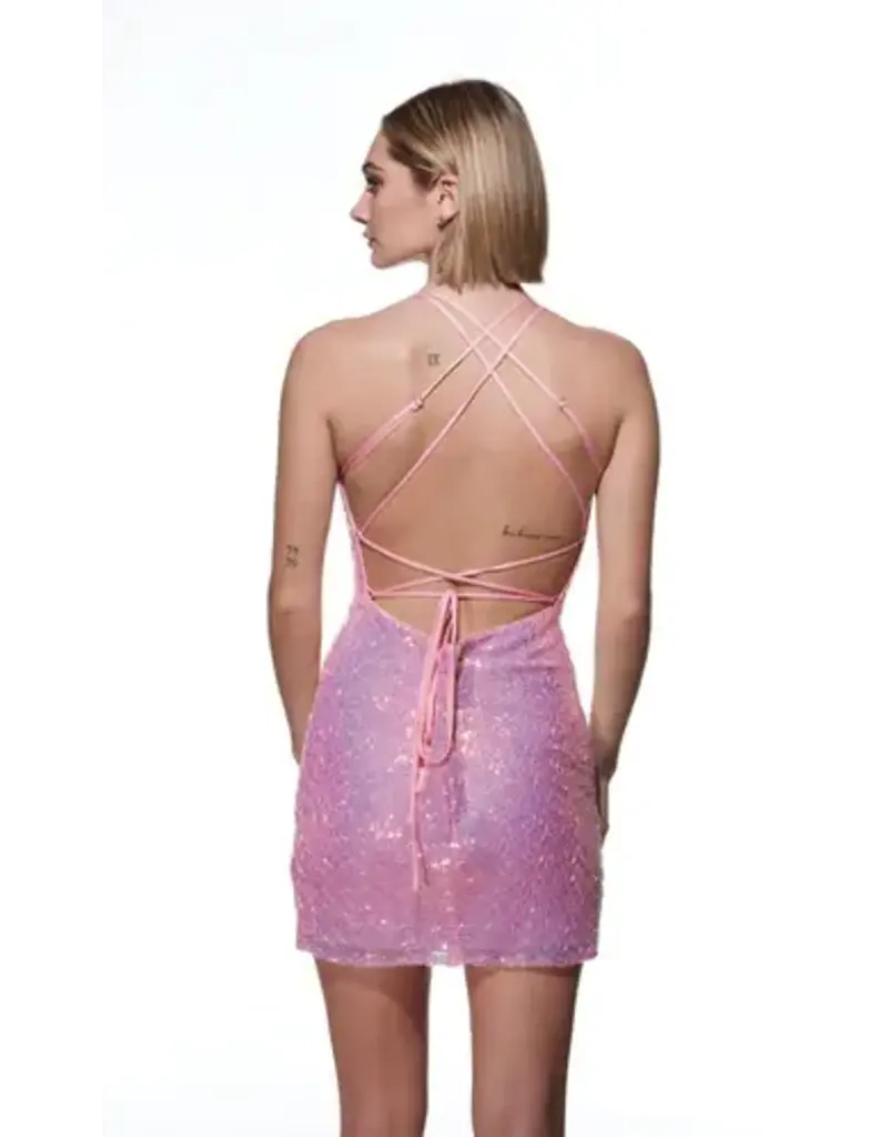 Short,Seqiun,Scoppneck,laceup, 4809