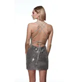 Short,Seqiun,Scoppneck,laceup, 4809