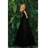OFF SHLDR, ALINE BALLGOWN, LACE UP 810290