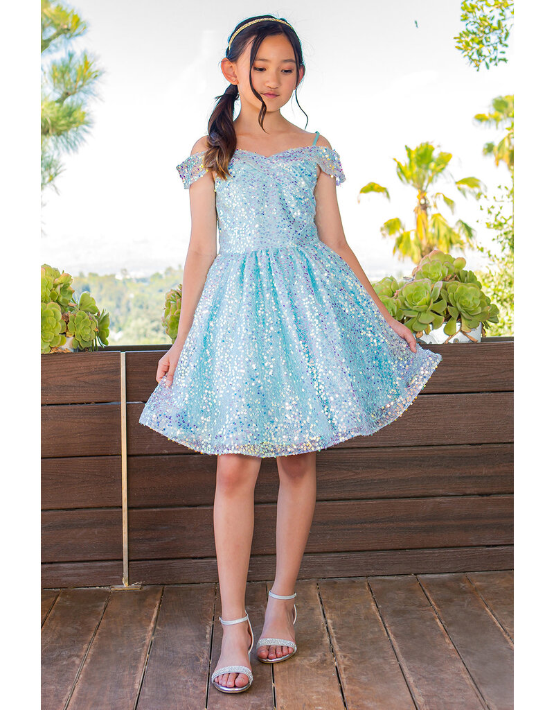 JR. SHORT OFF SHLDR SEQ. LACE UP 5122X