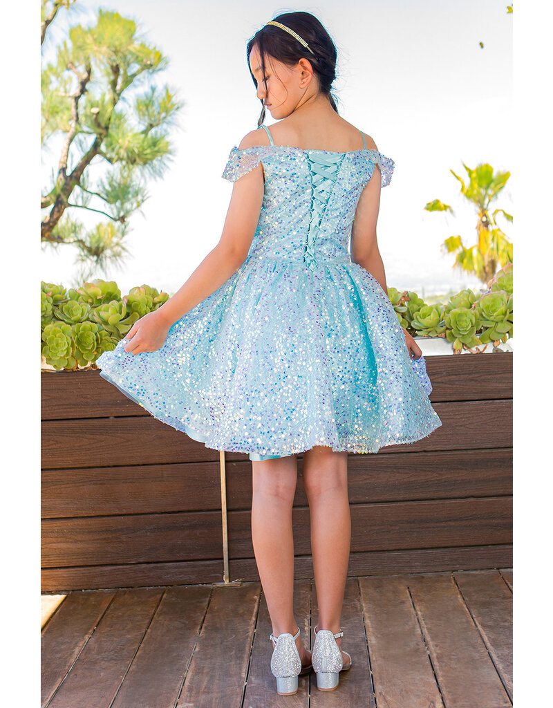 JR. SHORT OFF SHLDR SEQ. LACE UP 5122X