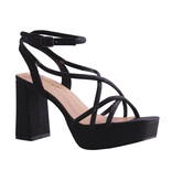RHINESTONE PLATFORM BLOCK HEEL SOTTY-52