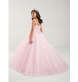Beaded tank strap bodice tulle ballgown 13739