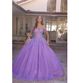 BALLGOWN, OFF SHLDR, LACE UP H1349