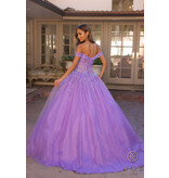 BALLGOWN, OFF SHLDR, LACE UP H1349