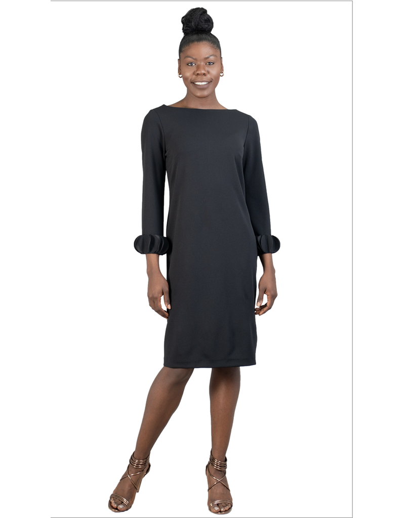 Allen Kay 3/4 Petal Sleeve Knee Lenght dress 785805