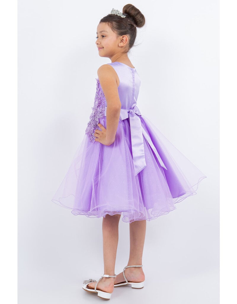Lace butterfly pearl bodice tuelle short skirt 9150