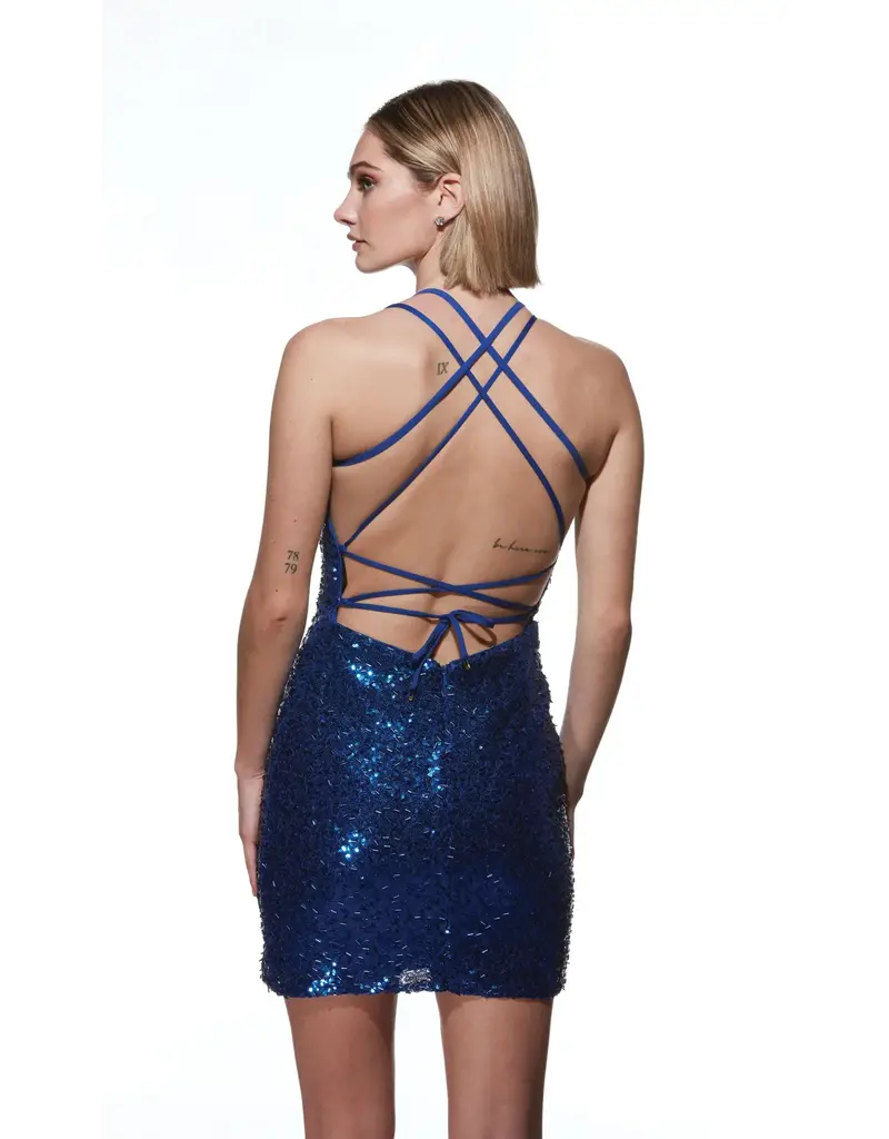 Short,V-Neck,Fitted, 4810