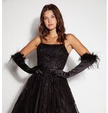 Eureka Lace bodice a-line tulle short gown 9727