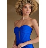 AMELIA COUTURE TWIST WRAP CORSET TOP, BODYCON SHORT AG0114S