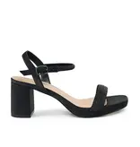 Rhinestone toe/ankle strap 2.5" Block Heel NELLY-30
