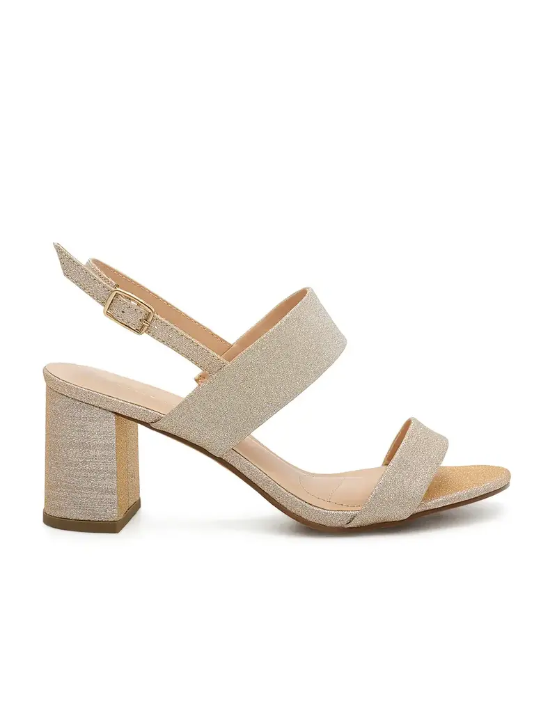 Patent Leather Open Toe Low Block Heel ALBA-5W