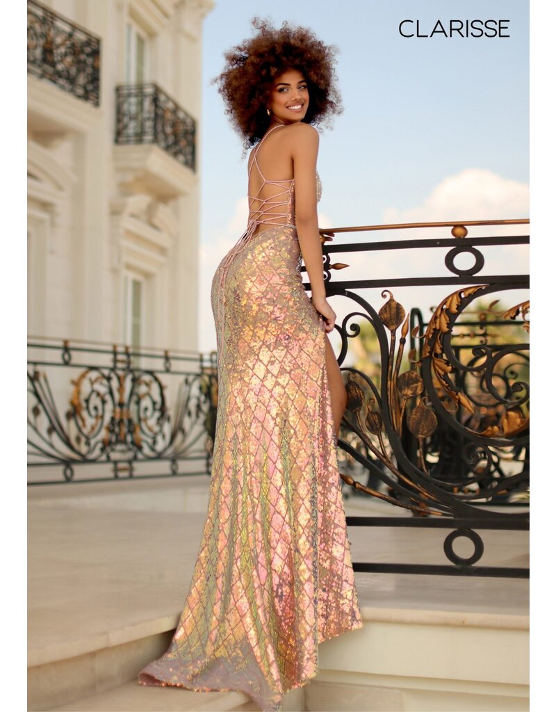 SEQUIN ART DECO GOWN 810101