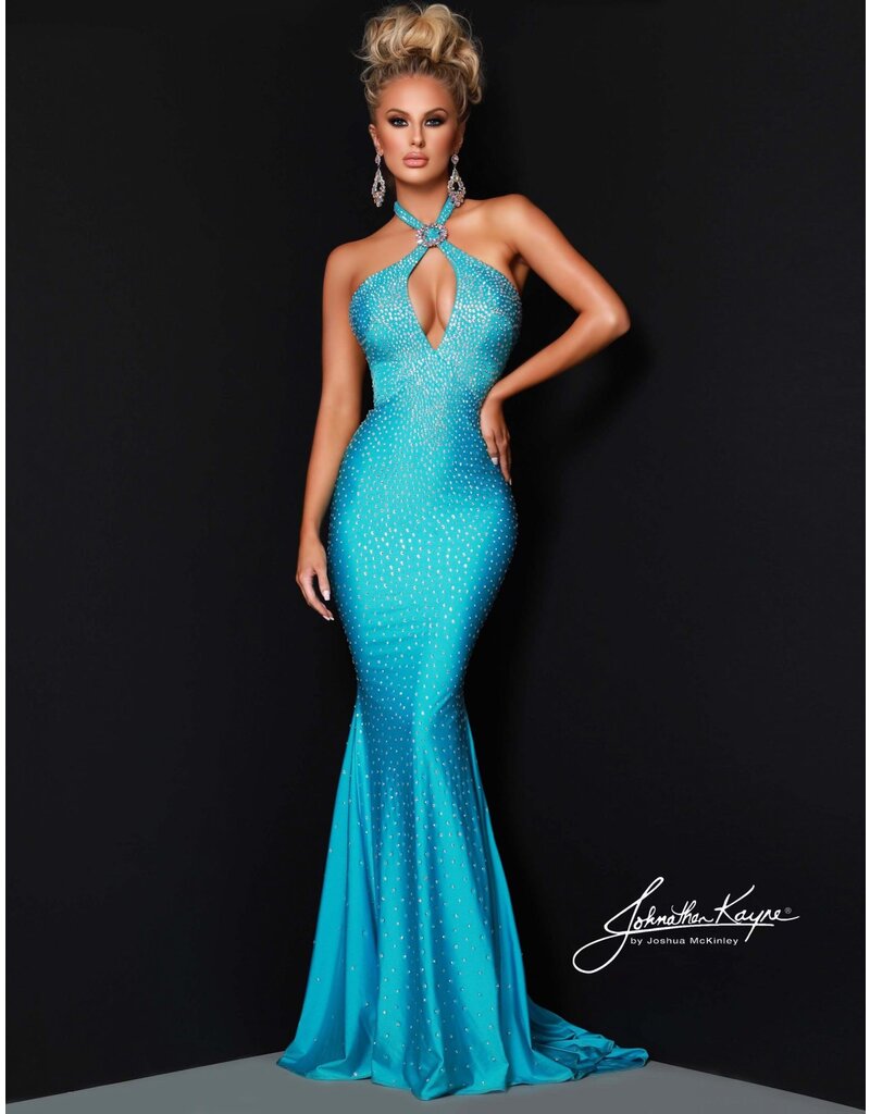CRISS CROSS NECK WITH BROOCH, HALTER 2401