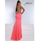 HIGH NECK GOWN W/ ILLUSION BACK 2603