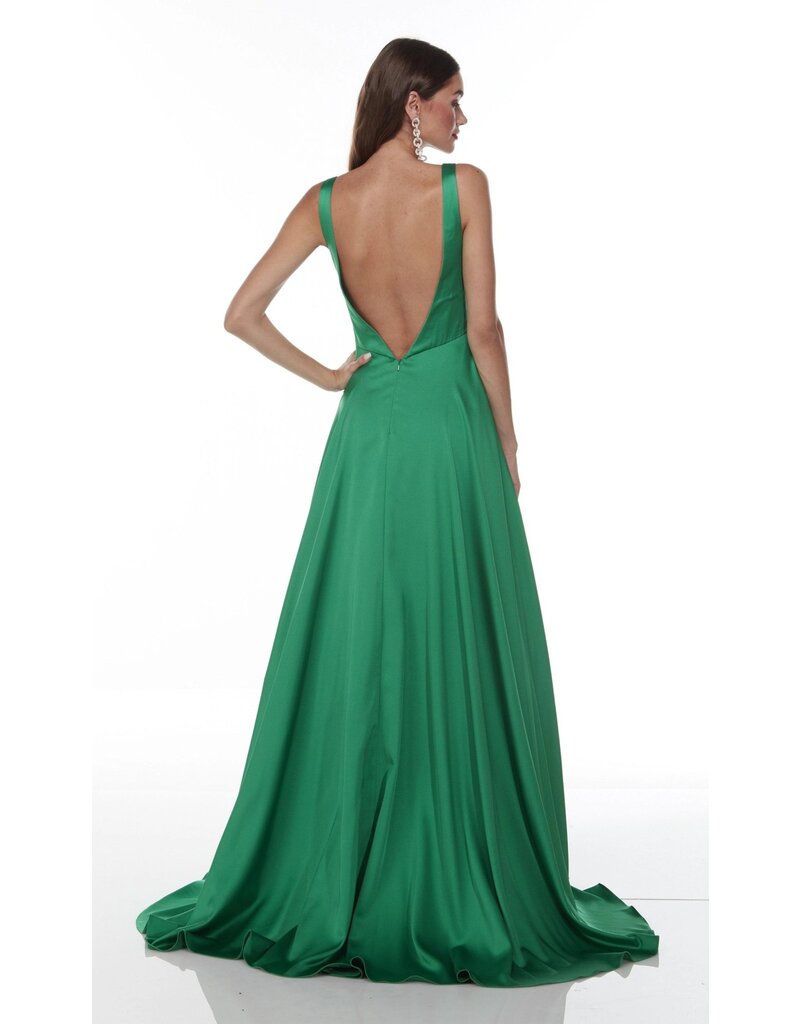 Tank v-neck flowy a-line gown 1738