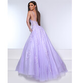 Spaghetti strap lace/tulle ballgown 20107
