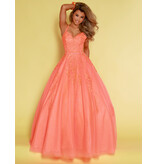 Spaghetti strap lace/tulle ballgown 20107