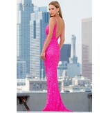 FULL SEQUIN SPAGHETTI STRAP DRESS 60297