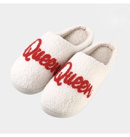 WONA TRADING Fuzzy Queen Slippers