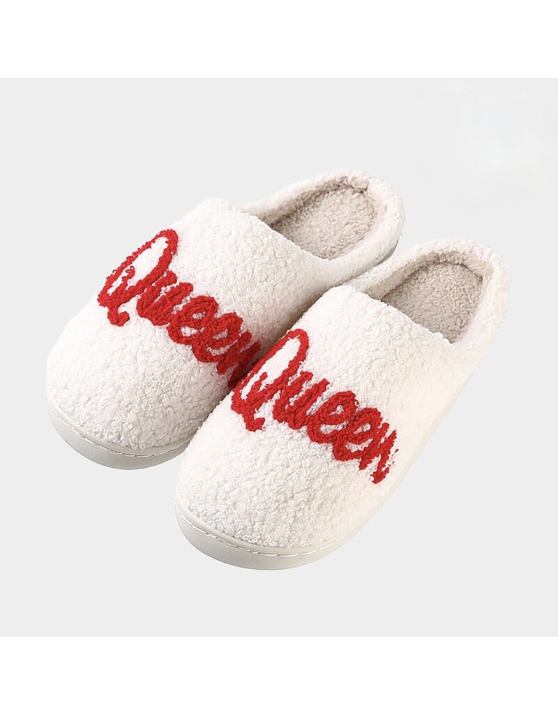 WONA TRADING Fuzzy Queen Slippers PKMS0115