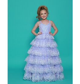 2Cute Princess Tiered Lace Ballgown G1289
