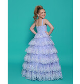 2Cute Princess Tiered Lace Ballgown G1289