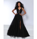 Tank strap lace tulle a-line gown 24232