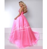 One shoulder organza waist cape OVERSKIRT2