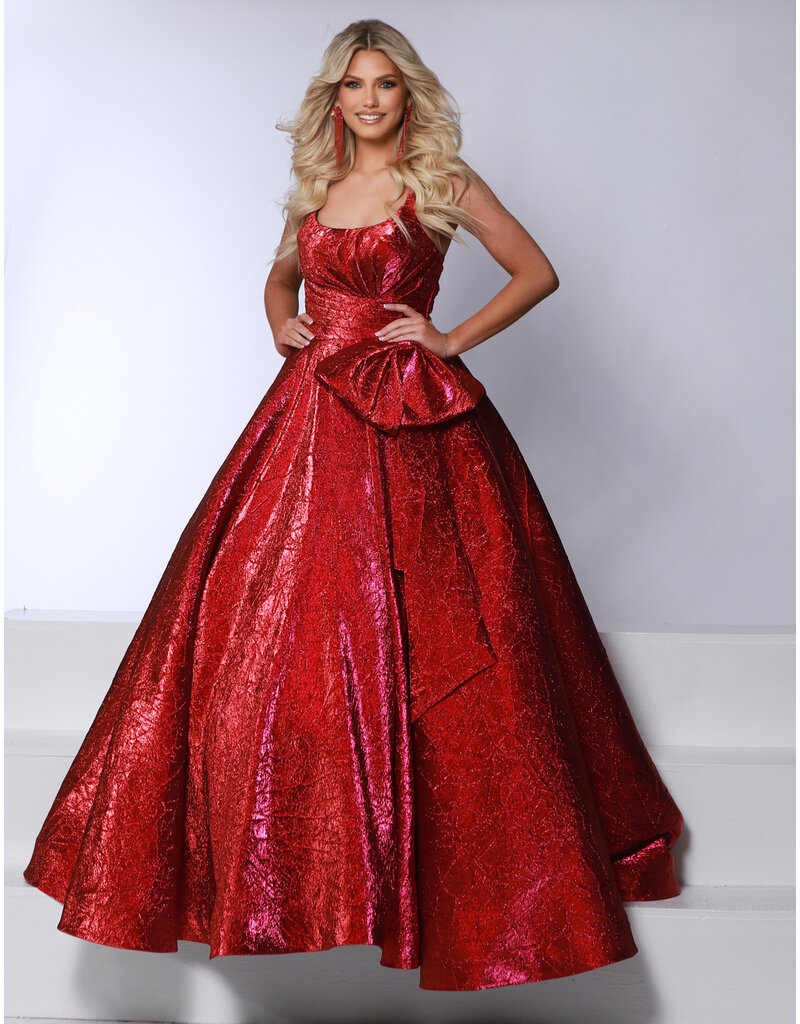 Tank, scoop neck natural waist ballgown 25338