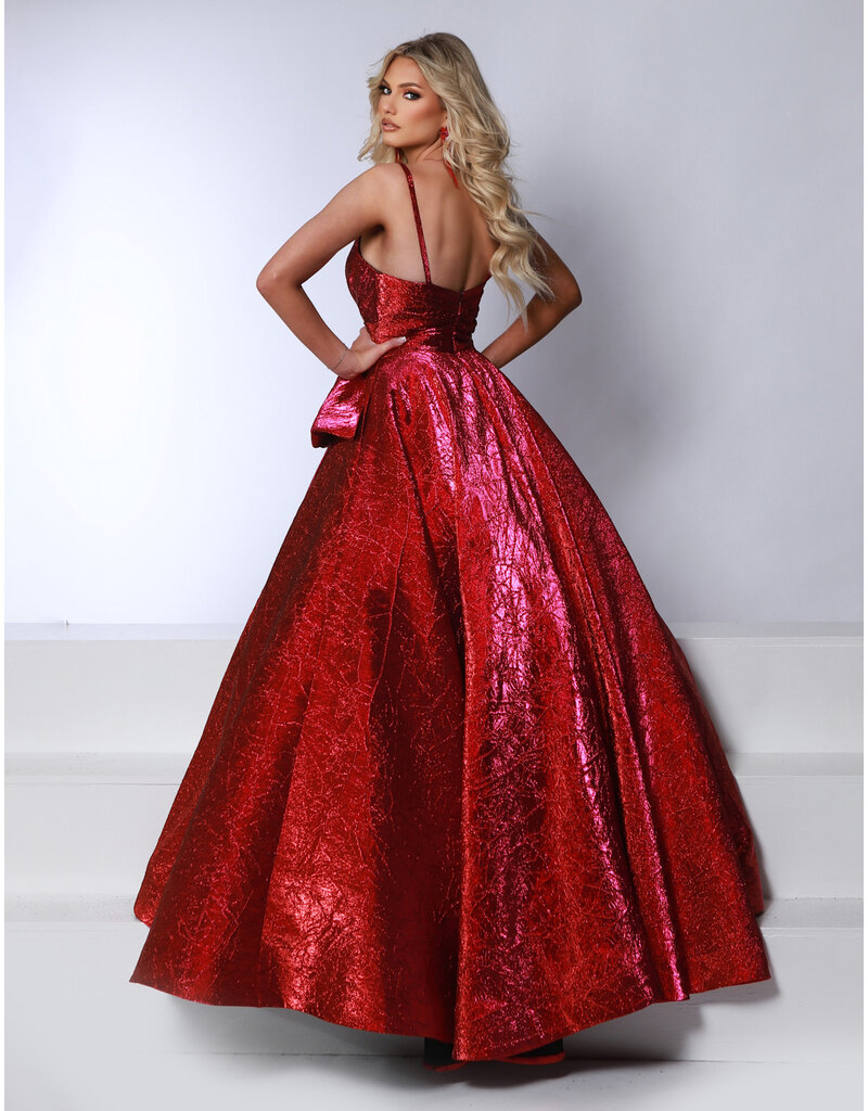Tank, scoop neck natural waist ballgown 25338