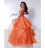 Off the shoulder ruffle organza ballgown 3036