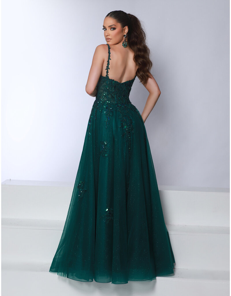 Lace tank corset bodice tulle ballgown 25269