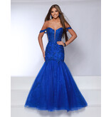 Off the shoulder beaded lace mermaid 25275