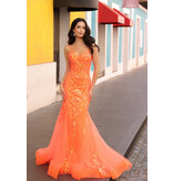 Spaghetti strap sequin mermaid Q1390