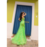 Spaghetti strap sequin mermaid Q1390
