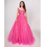 Sequin Tank scoop neck tulle ballgown 3266