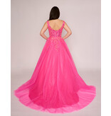 Sequin Tank scoop neck tulle ballgown 3266