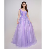 Sequin Tank scoop neck tulle ballgown 3266