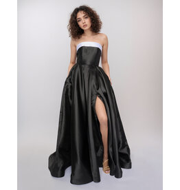 STRAPLESS CUFF A-LINE GOWN 6685