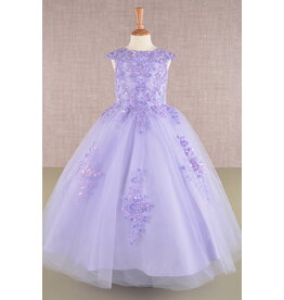 GLS Collective High neck beaded lace tulle ballgown GK108