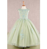 GLS Collective High neck beaded lace tulle ballgown GK108
