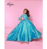 ORGANZA FULL SKIRT, FEATHER SLEEVES, C338
