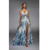 HALTER, CORSET, LACE UP, FULL SKRT 61757