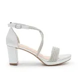 Rhinestone strap Block heel ONLY-12