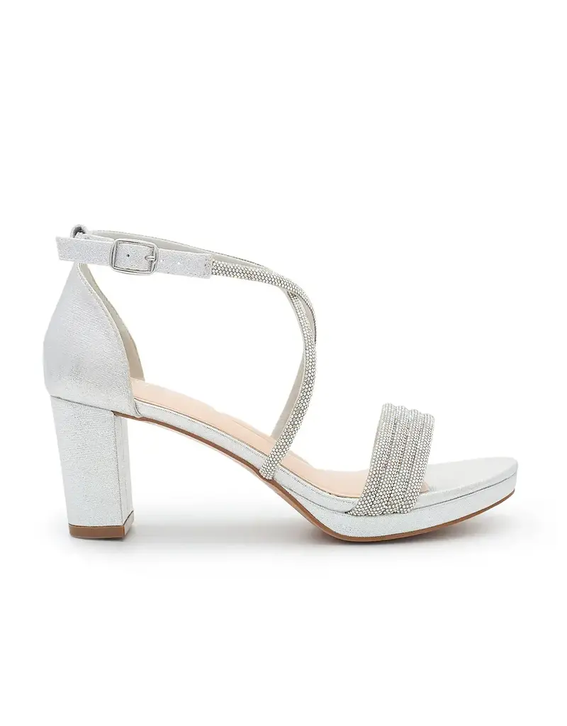 Rhinestone strap Block heel ONLY-12