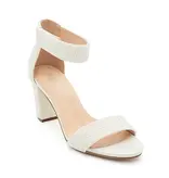 Pearl Beaded velcro ankle shoe NICKY-5